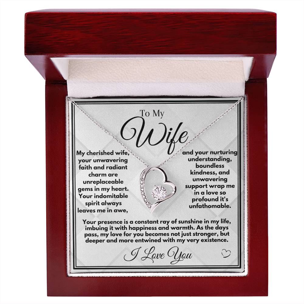To My Cherished Wife: Unwavering Faith, Radiant Charm, and Boundless Love