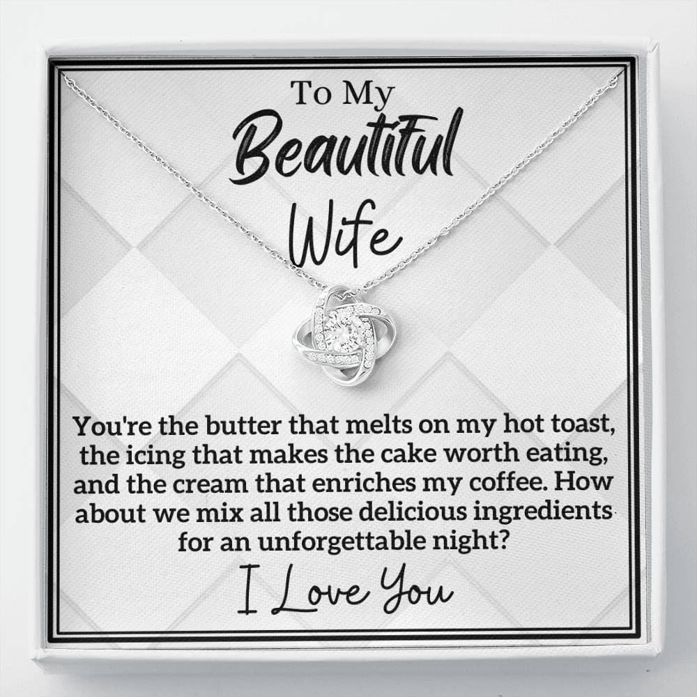 To My Beautiful Wife, The Butter, Icing, and Cream of My Life