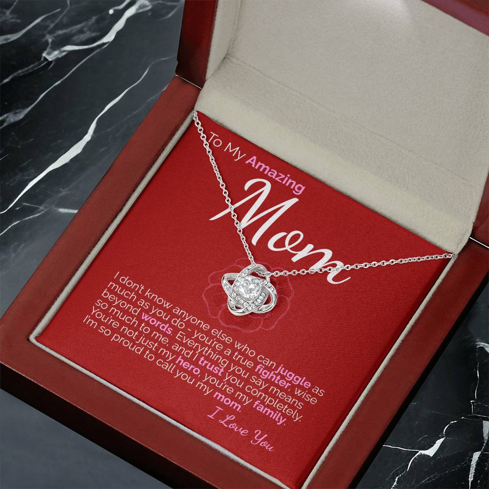 To My Amazing Mom: You're My Hero, My Guide, and the Strongest Woman I Know - I'm So Proud to Call You Mine.