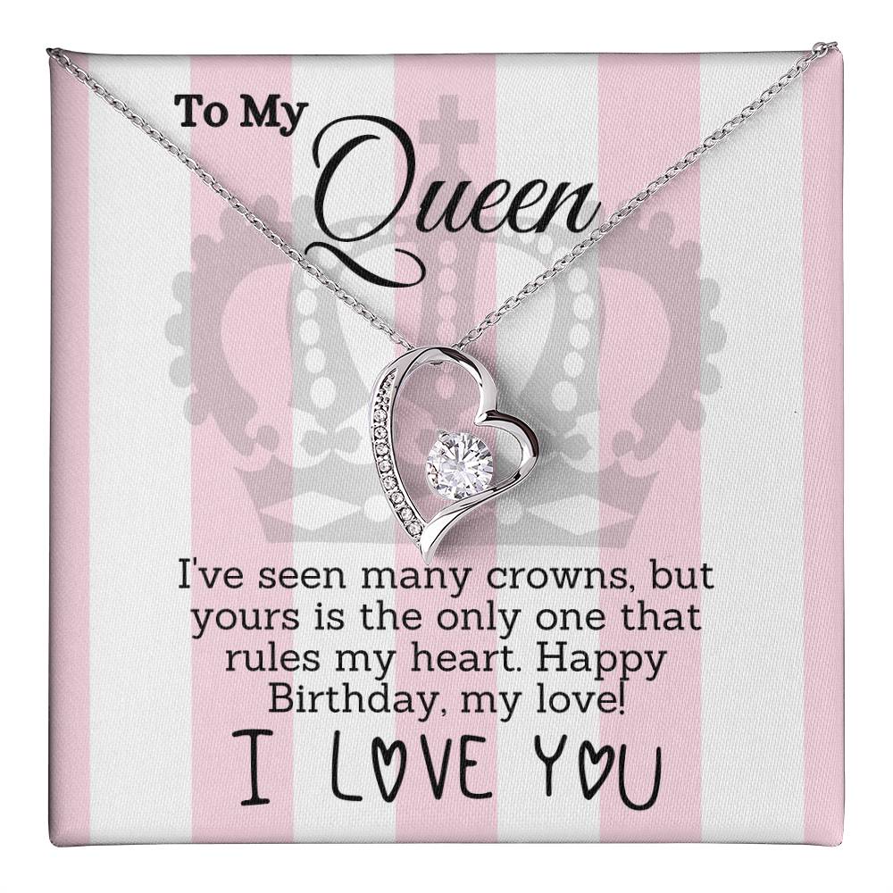 Queen of My Heart Birthday Love Declaration