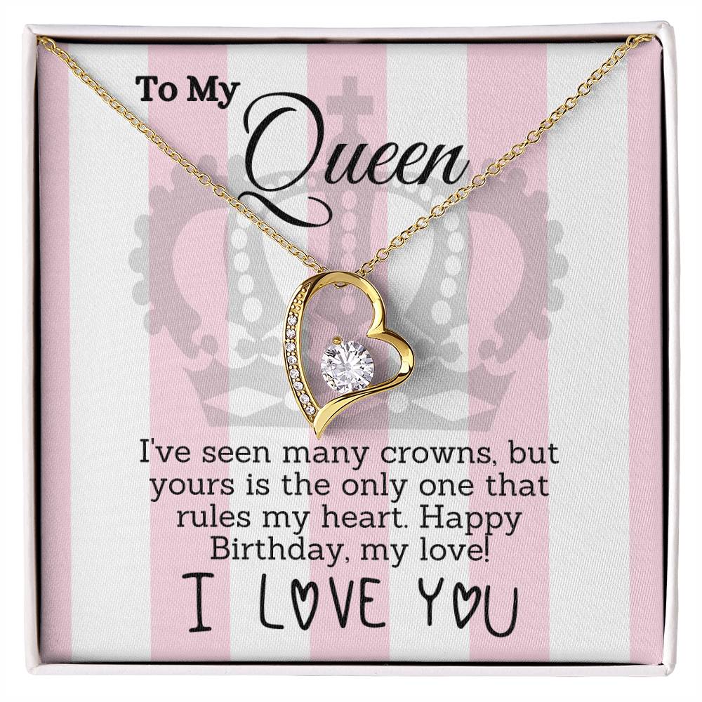 Queen of My Heart Birthday Love Declaration