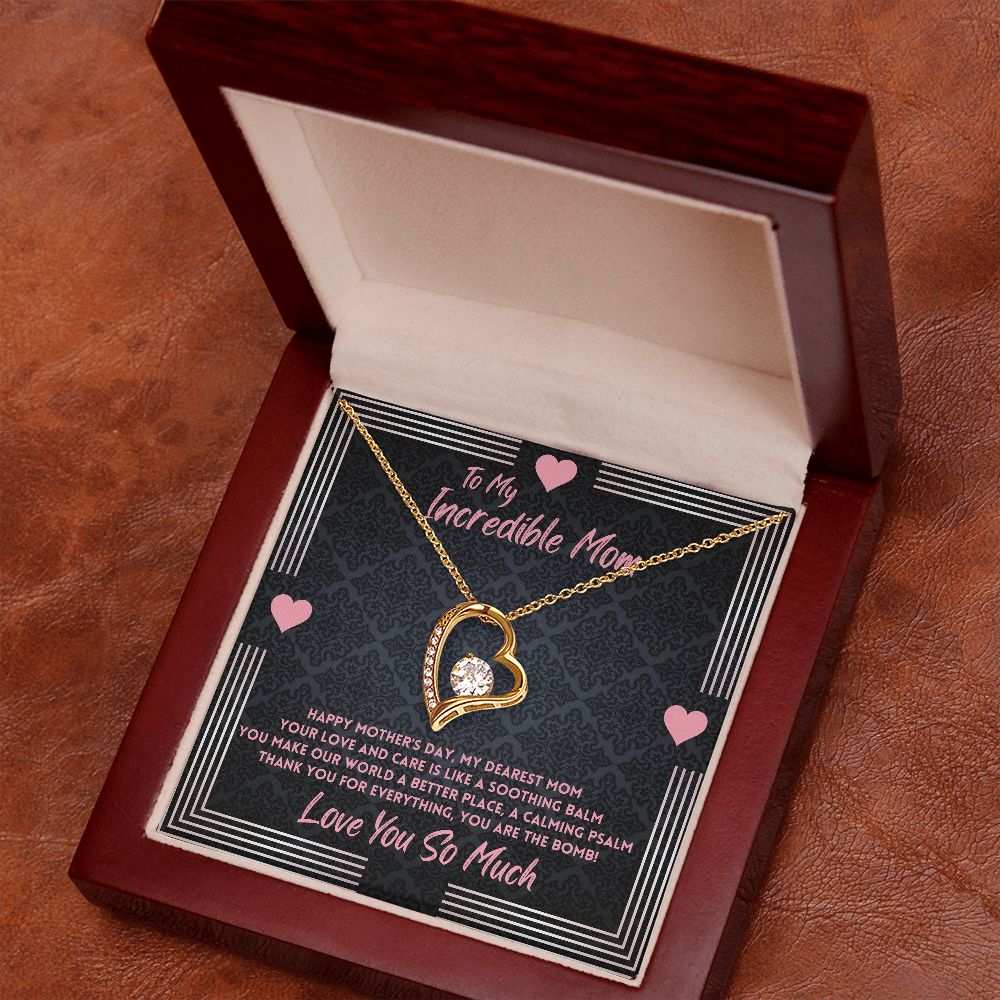 Gift To Mom Jewelry Present For Mother's Day, Gifts Ideas For Mom, Daughter To Mom Gift For Mothers Day, Message Card Jewelry In A Gift Box, From Son Gift - Zahlia