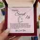 Happy Sweet 16 Birthday - Happy 16th Birthday Message of Love, Pride & Joy