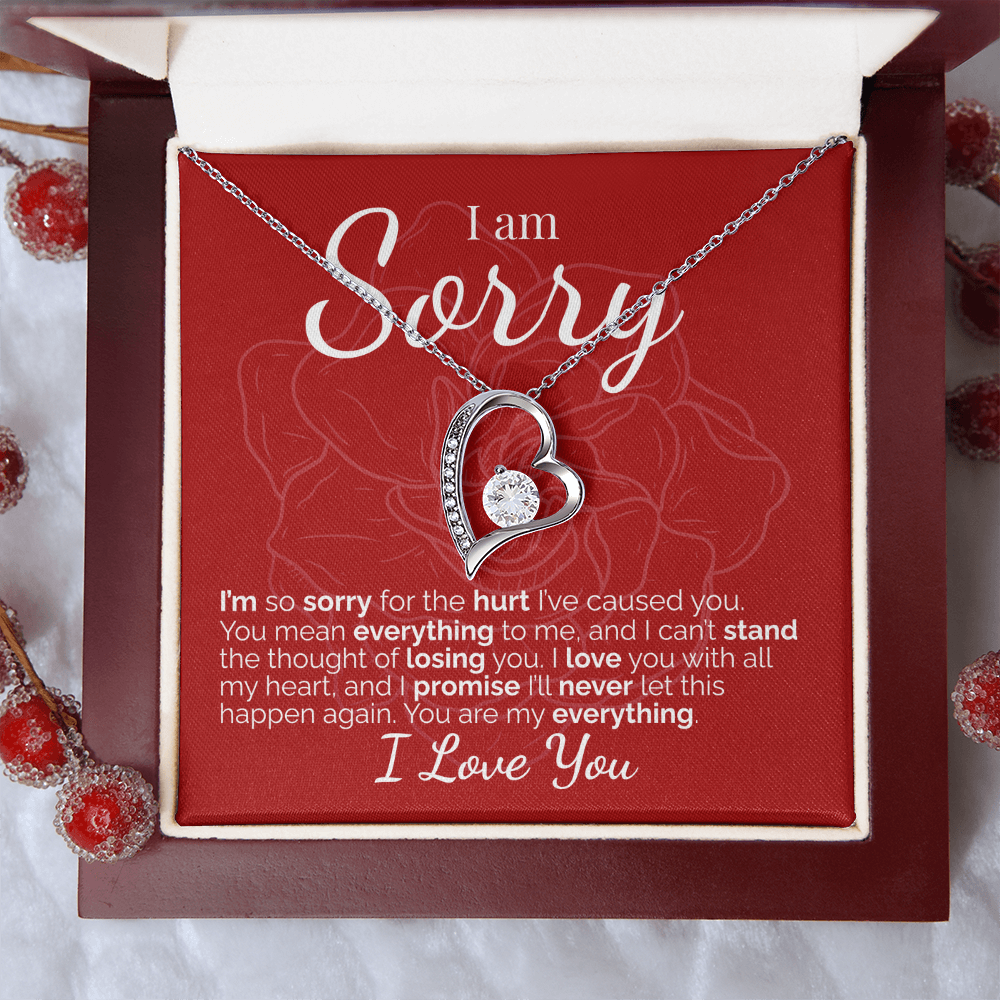 I'm Sorry: You Mean Everything to Me - I Love You and I'll Never Stop Fighting for Us.