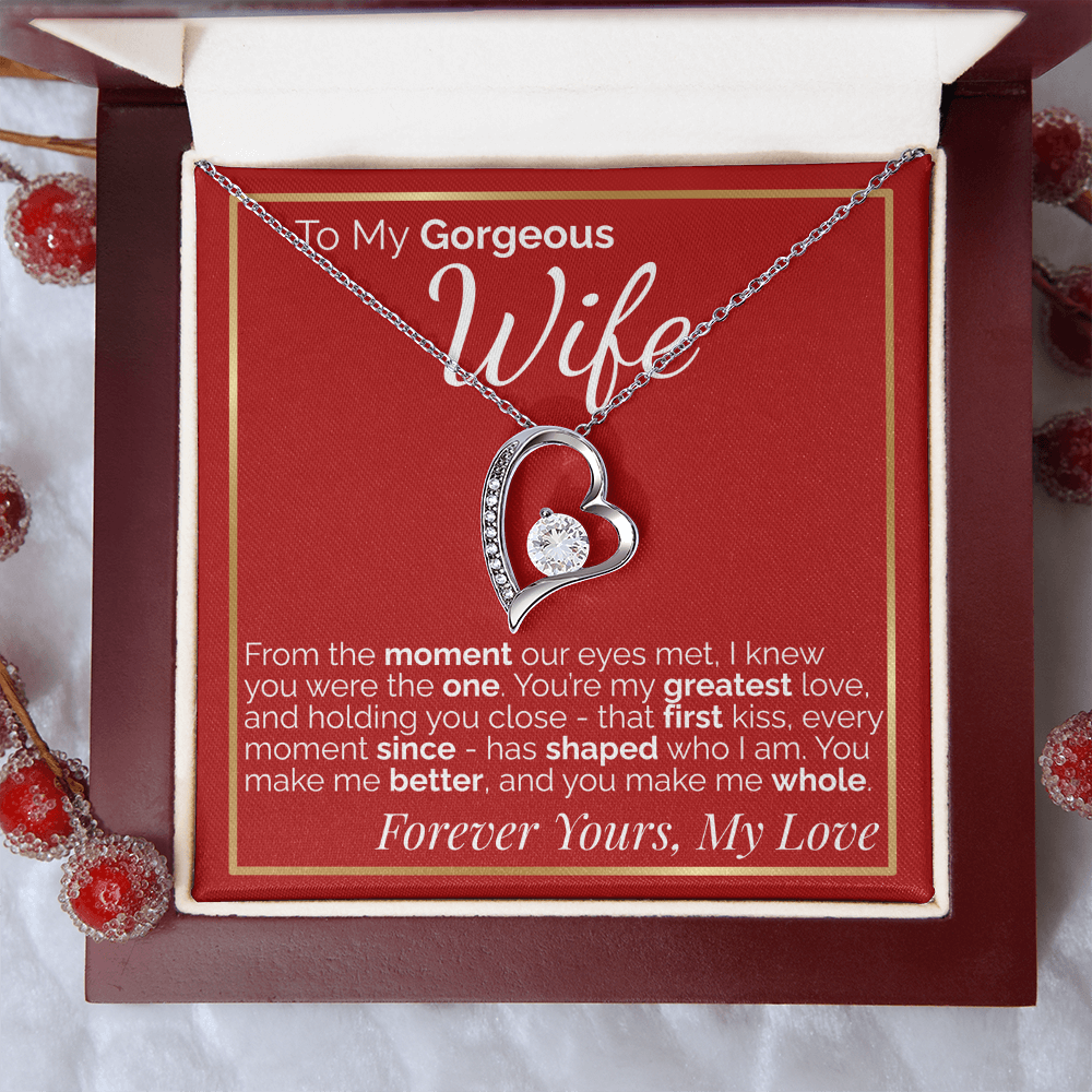 To My Gorgeous Wife -  Romantic Gift for Wife from Husband, Perfect for Anniversary, Birthday, or Valentine's Day.