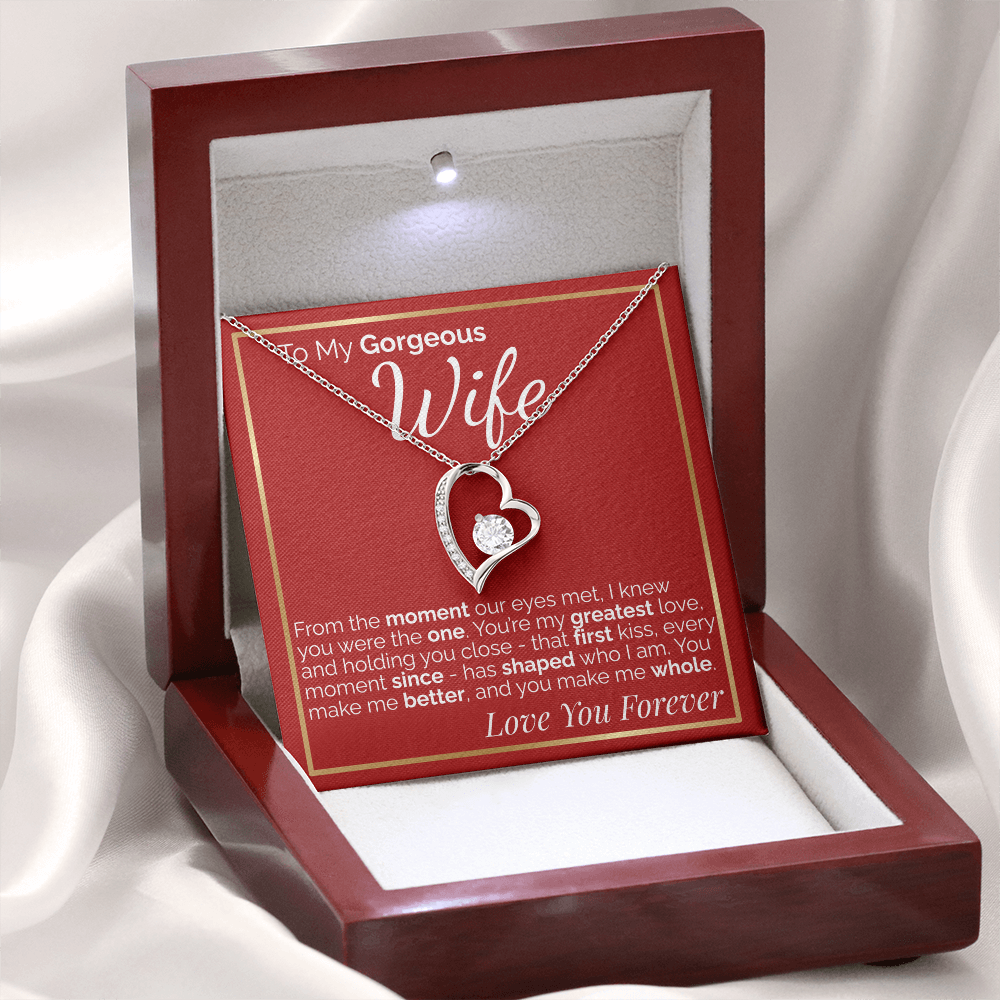 To My Gorgeous Wife -  Romantic Gift for Wife from Husband, Perfect for Anniversary, Birthday, or Valentine's Day.