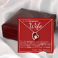 To My Gorgeous Wife -  Romantic Gift for Wife from Husband, Perfect for Anniversary, Birthday, or Valentine's Day.