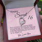 Happy Sweet 16 Birthday - Happy 16th Birthday Message of Love, Pride & Joy