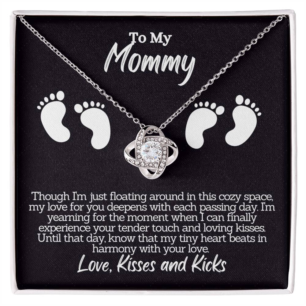 Heartbeats & Harmony: A Loving Message Card Jewelry Gift for Expecting Moms - Cherish the Unbreakable Bond Between Mother and Unborn Child