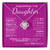 Happy Birthday to My Daughter Necklace – Sentimental Jewelry Gift with Heartfelt Message Card – Birthday Present from Mom or Dad