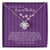 To My Grandmother Gift – Sentimental Necklace with Loving Message Card – Perfect Birthday or Holiday Gift from Granddaughter