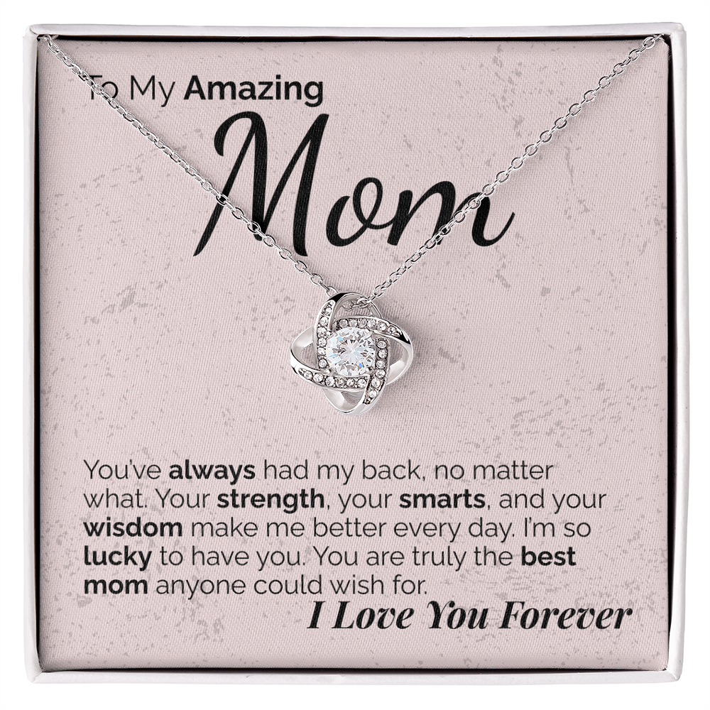 To My Amazing Mom: Your Strength, Wisdom, and Love Have Shaped Who I Am - I'm So Lucky to Have You.
