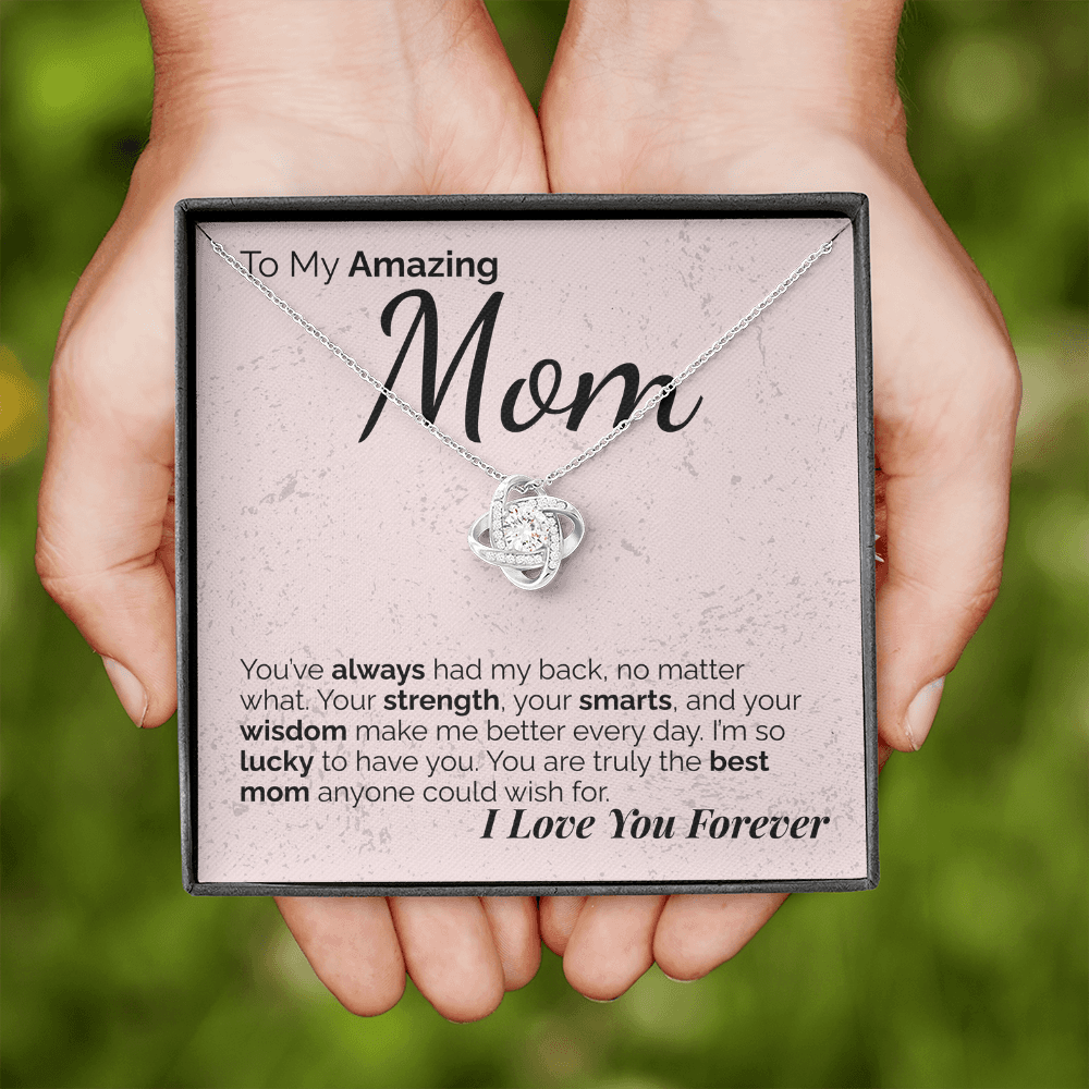 To My Amazing Mom: Your Strength, Wisdom, and Love Have Shaped Who I Am - I'm So Lucky to Have You.