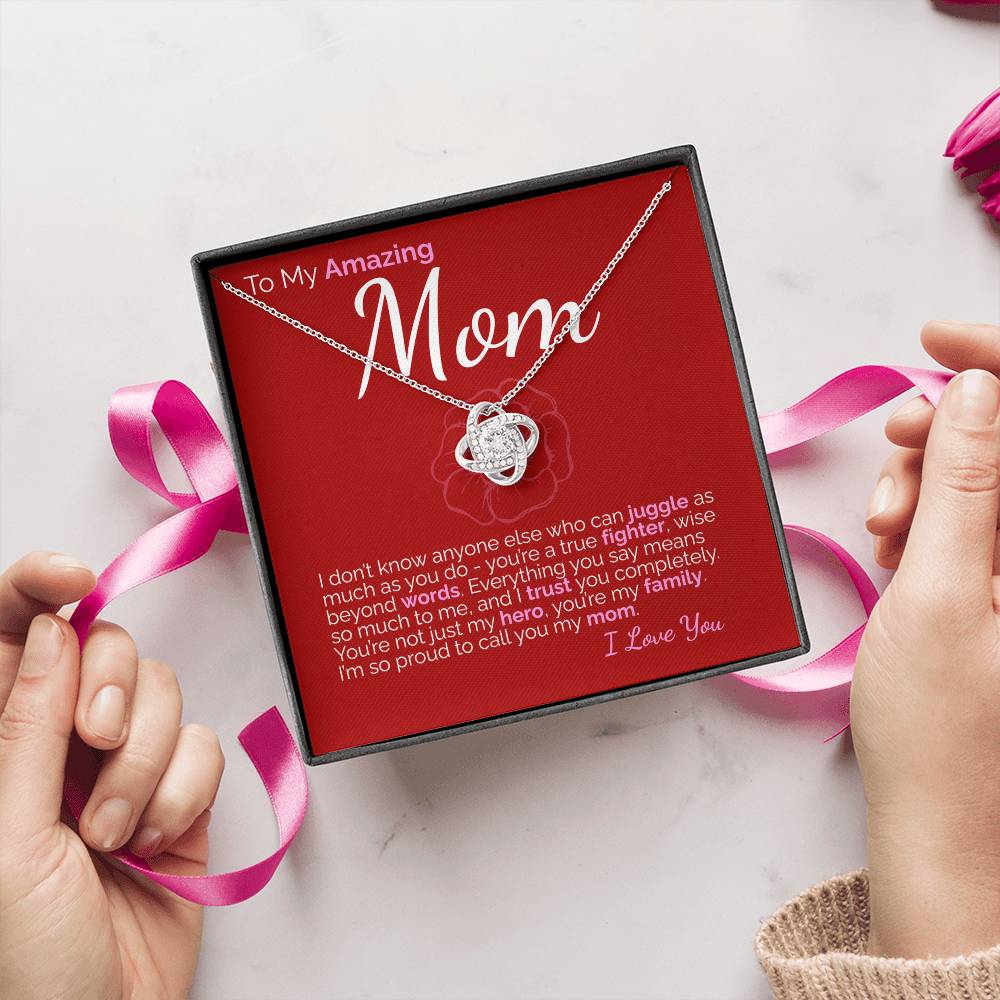 To My Amazing Mom: You're My Hero, My Guide, and the Strongest Woman I Know - I'm So Proud to Call You Mine.