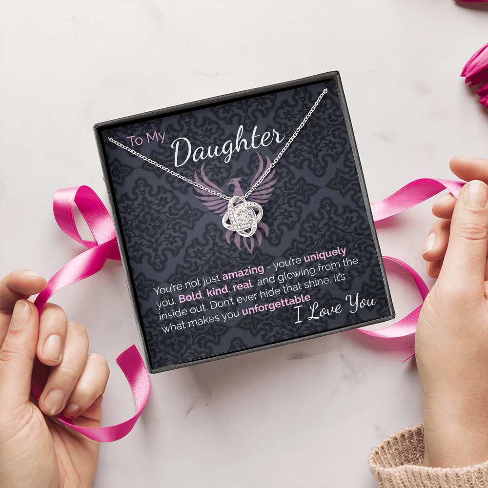 To My Amazing Daughter: Uniquely You, Glowing From the Inside Out -  Never Hide That Shine.