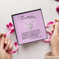 To My Grandma Necklace – Heartfelt Jewelry Gift with Loving Message Card - Birthday, Christmas, or Mother's Day Gift from Granddaughter