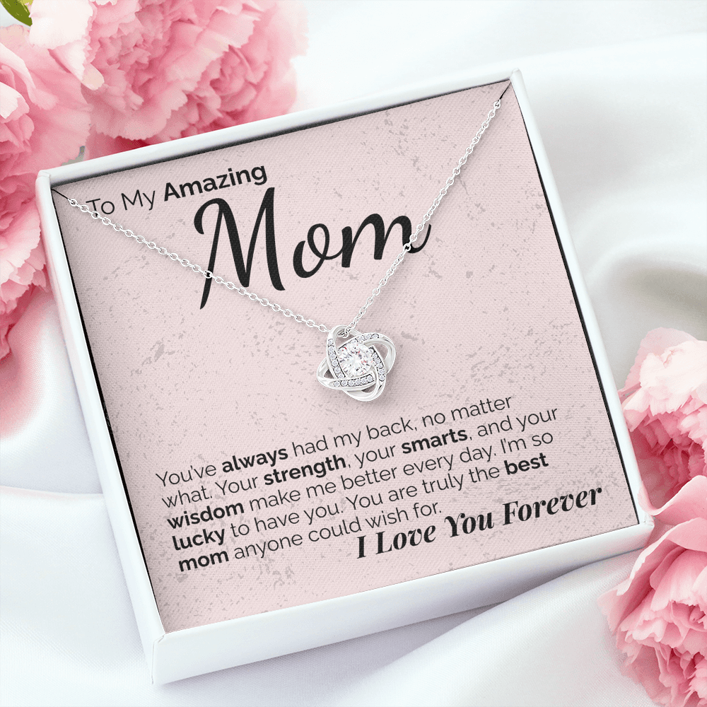 To My Amazing Mom: Your Strength, Wisdom, and Love Have Shaped Who I Am - I'm So Lucky to Have You.