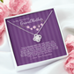 To My Grandmother Gift – Sentimental Necklace with Loving Message Card – Perfect Birthday or Holiday Gift from Granddaughter