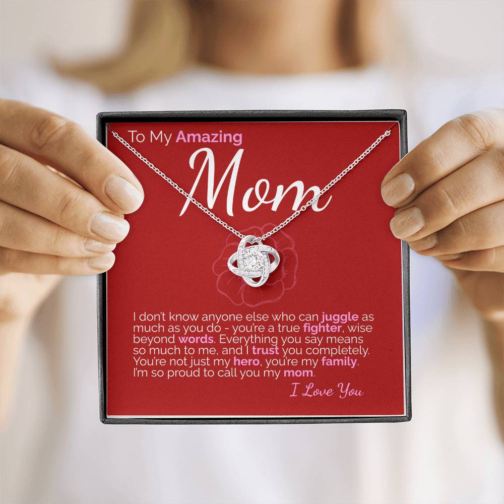 To My Amazing Mom: You're My Hero, My Guide, and the Strongest Woman I Know - I'm So Proud to Call You Mine.