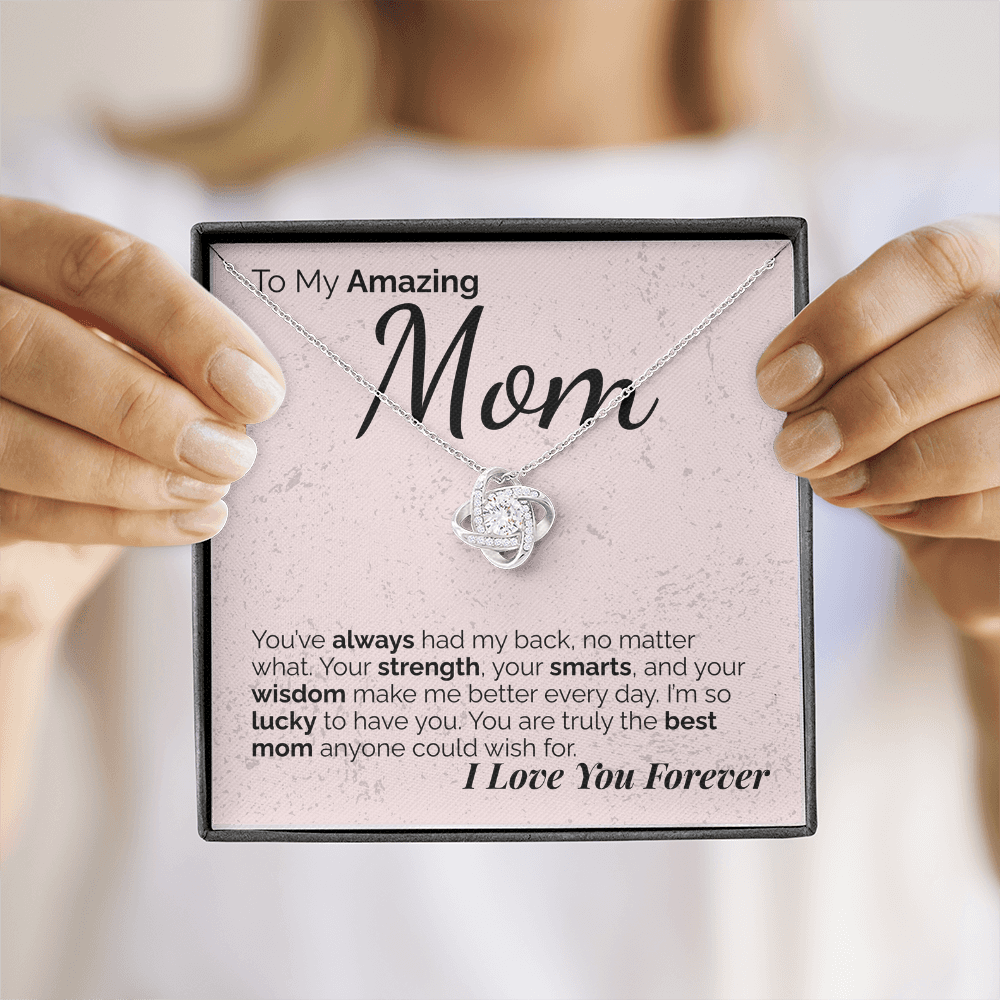 To My Amazing Mom: Your Strength, Wisdom, and Love Have Shaped Who I Am - I'm So Lucky to Have You.