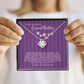 To My Grandmother Gift – Sentimental Necklace with Loving Message Card – Perfect Birthday or Holiday Gift from Granddaughter