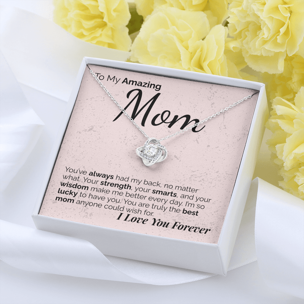 To My Amazing Mom: Your Strength, Wisdom, and Love Have Shaped Who I Am - I'm So Lucky to Have You.