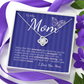 To My Amazing Mom: From Day One, You've Been My Rock - I Love You Always