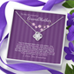 To My Grandmother Gift – Sentimental Necklace with Loving Message Card – Perfect Birthday or Holiday Gift from Granddaughter