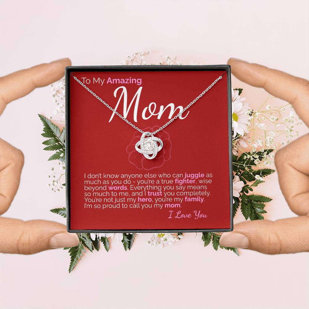 To My Amazing Mom: You're My Hero, My Guide, and the Strongest Woman I Know - I'm So Proud to Call You Mine.