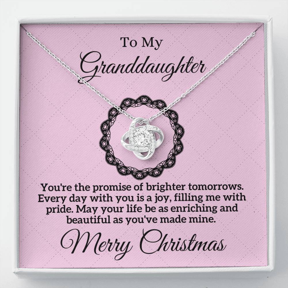 Merry Christmas, Granddaughter - Promise of Brighter Tomorrows