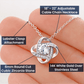 To My Gorgeous Daughter Necklace – Inspirational Jewelry Gift with Loving Message Card – Birthday, Graduation, Christmas, or Special Occasion from Mom or Dad