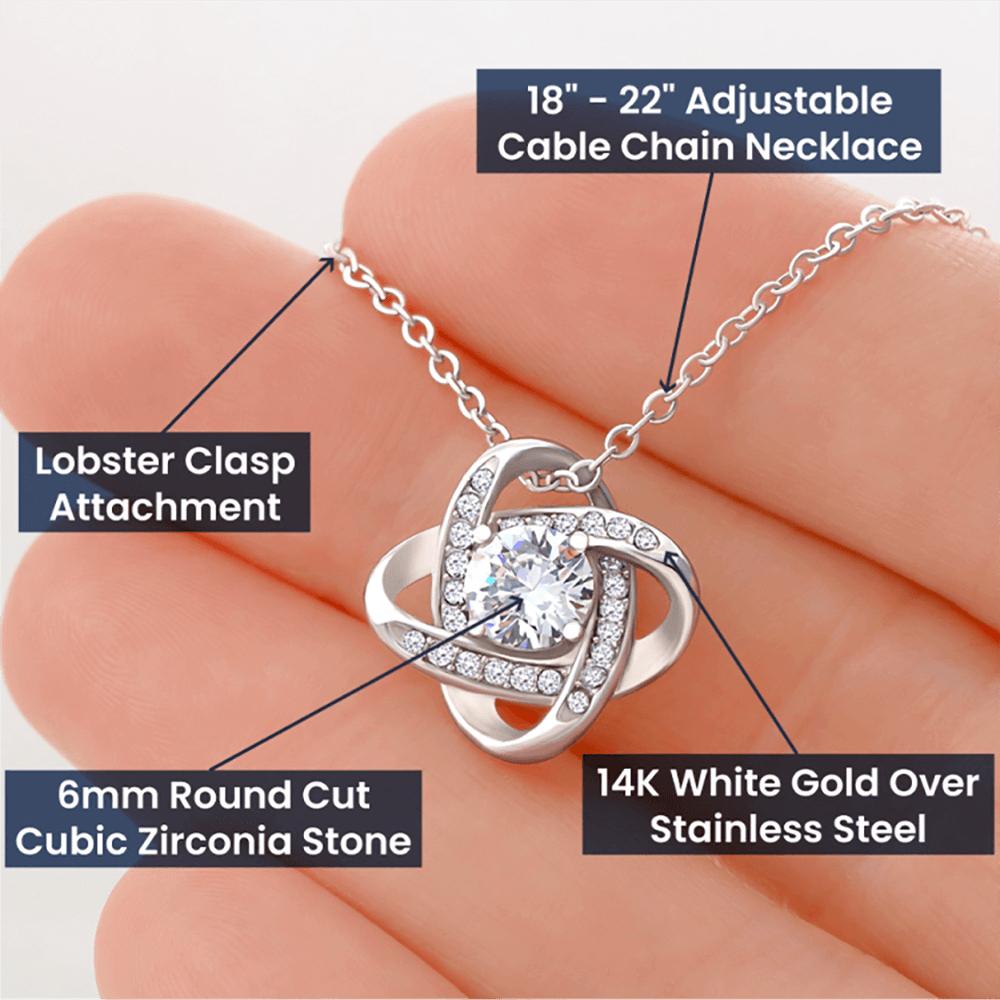 To My Beautiful Daughter Necklace – Sentimental Jewelry Gift with Heartfelt Message Card – Graduation, Birthday, or Special Occasion Gift from Mom or Dad
