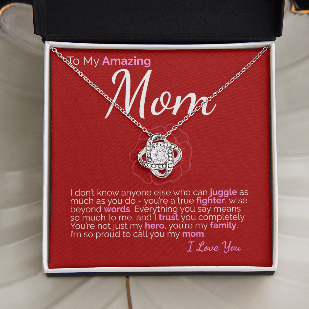 To My Amazing Mom: You're My Hero, My Guide, and the Strongest Woman I Know - I'm So Proud to Call You Mine.