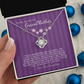 To My Grandmother Gift – Sentimental Necklace with Loving Message Card – Perfect Birthday or Holiday Gift from Granddaughter