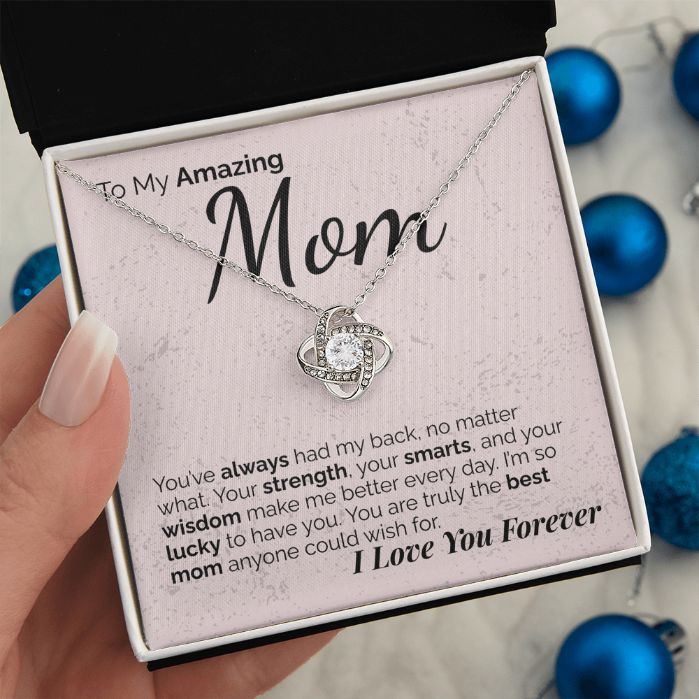 To My Amazing Mom: Your Strength, Wisdom, and Love Have Shaped Who I Am - I'm So Lucky to Have You.