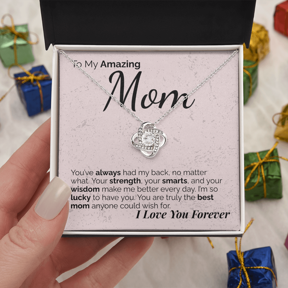 To My Amazing Mom: Your Strength, Wisdom, and Love Have Shaped Who I Am - I'm So Lucky to Have You.