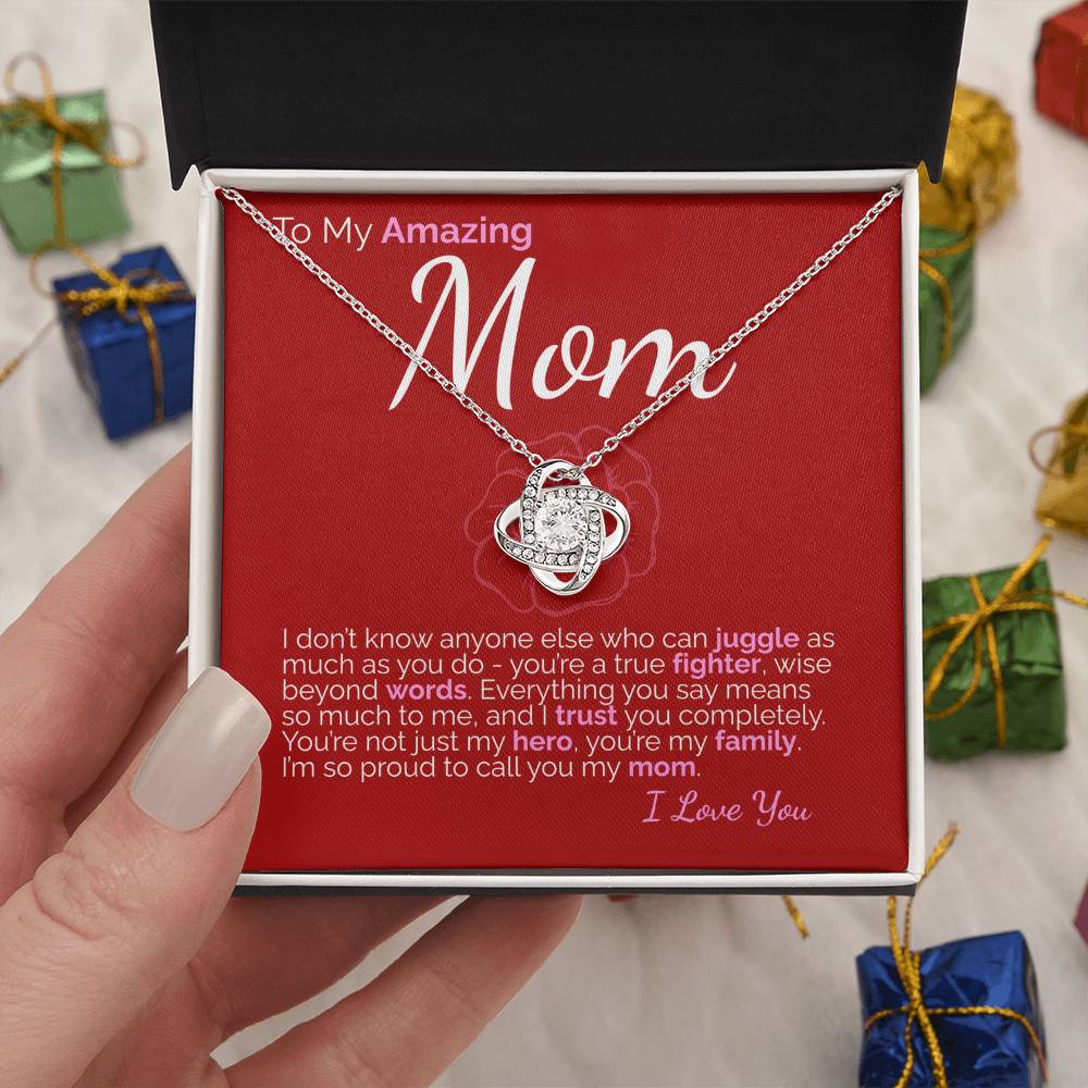 To My Amazing Mom: You're My Hero, My Guide, and the Strongest Woman I Know - I'm So Proud to Call You Mine.