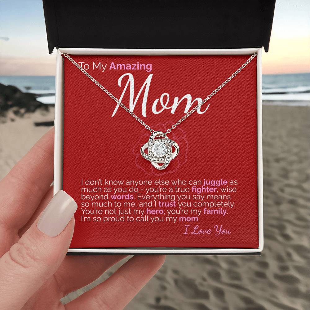 To My Amazing Mom: You're My Hero, My Guide, and the Strongest Woman I Know - I'm So Proud to Call You Mine.