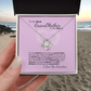 To My Grandma Necklace – Heartfelt Jewelry Gift with Loving Message Card - Birthday, Christmas, or Mother's Day Gift from Granddaughter