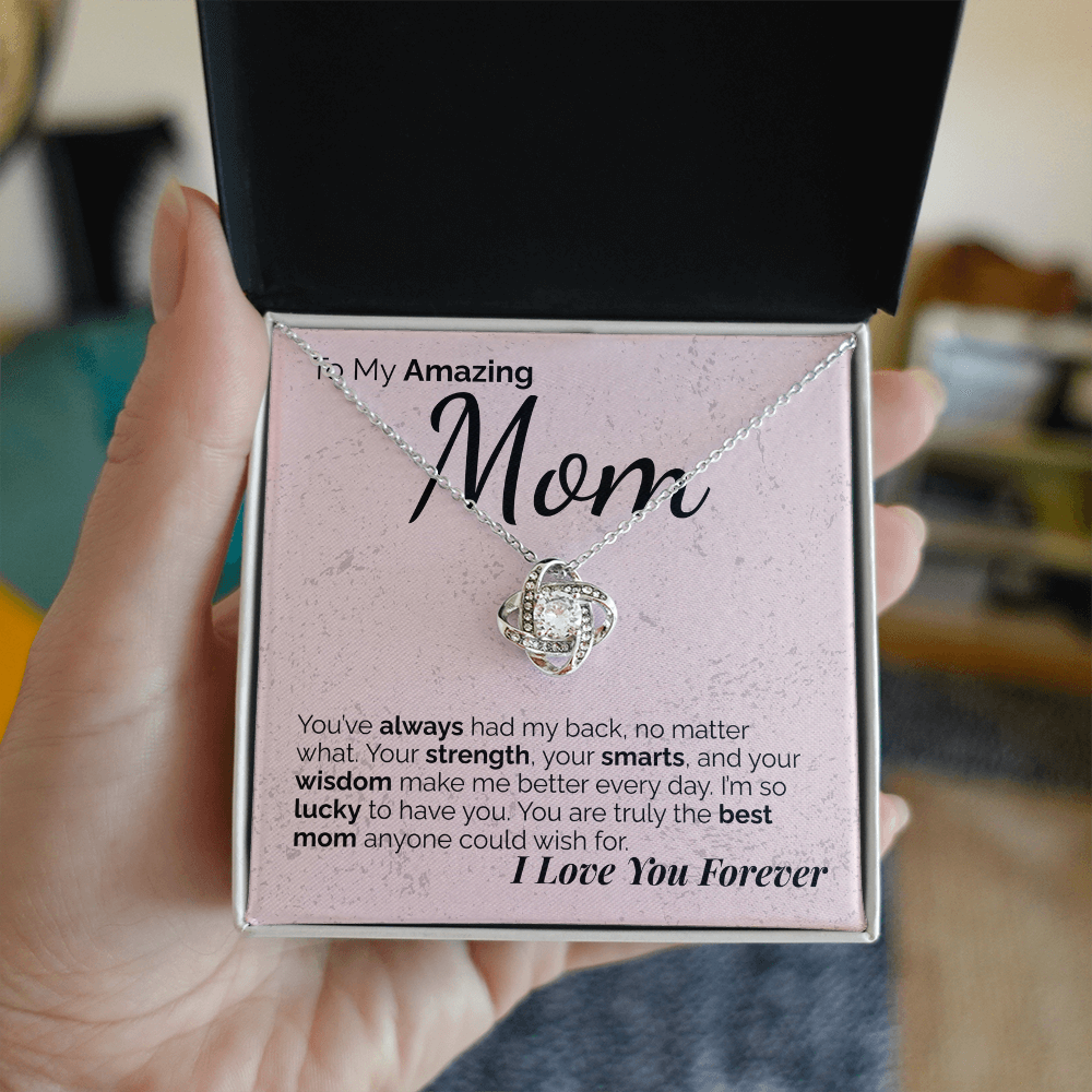 To My Amazing Mom: Your Strength, Wisdom, and Love Have Shaped Who I Am - I'm So Lucky to Have You.