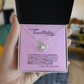 To My Grandma Necklace – Heartfelt Jewelry Gift with Loving Message Card - Birthday, Christmas, or Mother's Day Gift from Granddaughter