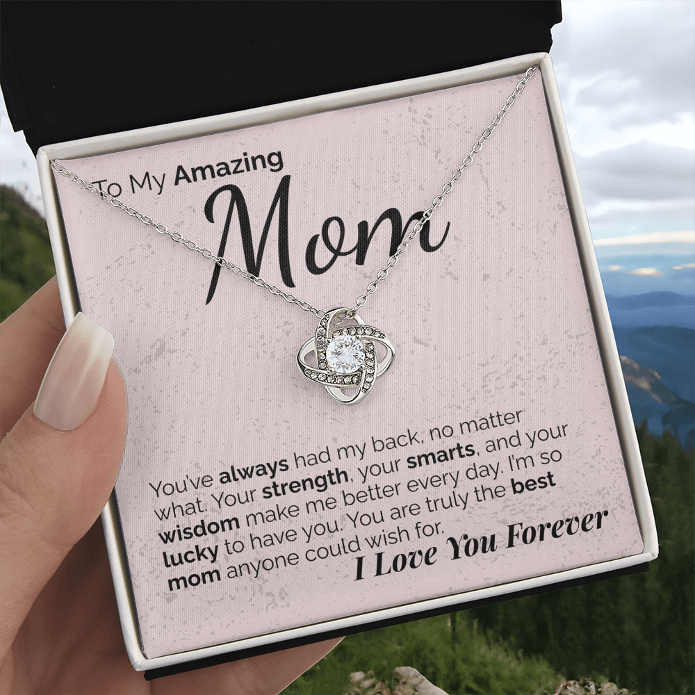To My Amazing Mom: Your Strength, Wisdom, and Love Have Shaped Who I Am - I'm So Lucky to Have You.