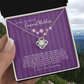 To My Grandmother Gift – Sentimental Necklace with Loving Message Card – Perfect Birthday or Holiday Gift from Granddaughter