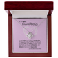 To My Grandma Necklace – Heartfelt Jewelry Gift with Loving Message Card - Birthday, Christmas, or Mother's Day Gift from Granddaughter