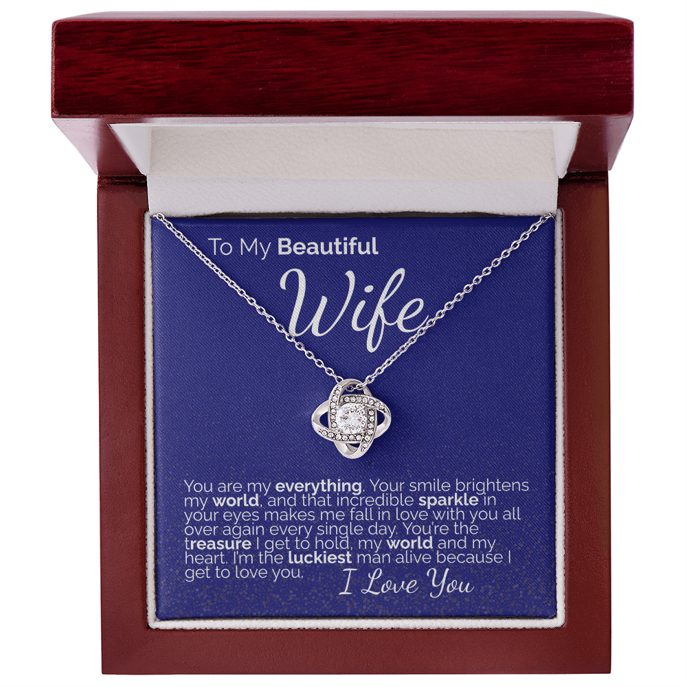 To My Beautiful Wife: You Are My Everything - My World, My Heart, My Forever Love.