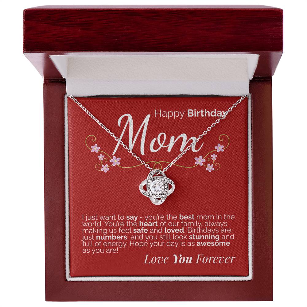 Happy Birthday to the Best Mom in the World - You're Our Heart, Our Home, and Always Beautiful.