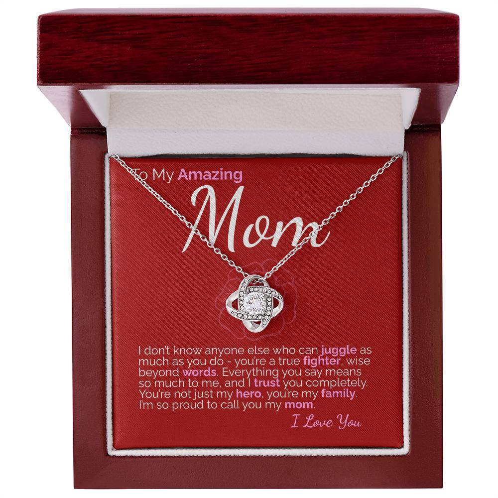 To My Amazing Mom: You're My Hero, My Guide, and the Strongest Woman I Know - I'm So Proud to Call You Mine.