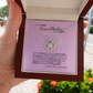 To My Grandma Necklace – Heartfelt Jewelry Gift with Loving Message Card - Birthday, Christmas, or Mother's Day Gift from Granddaughter
