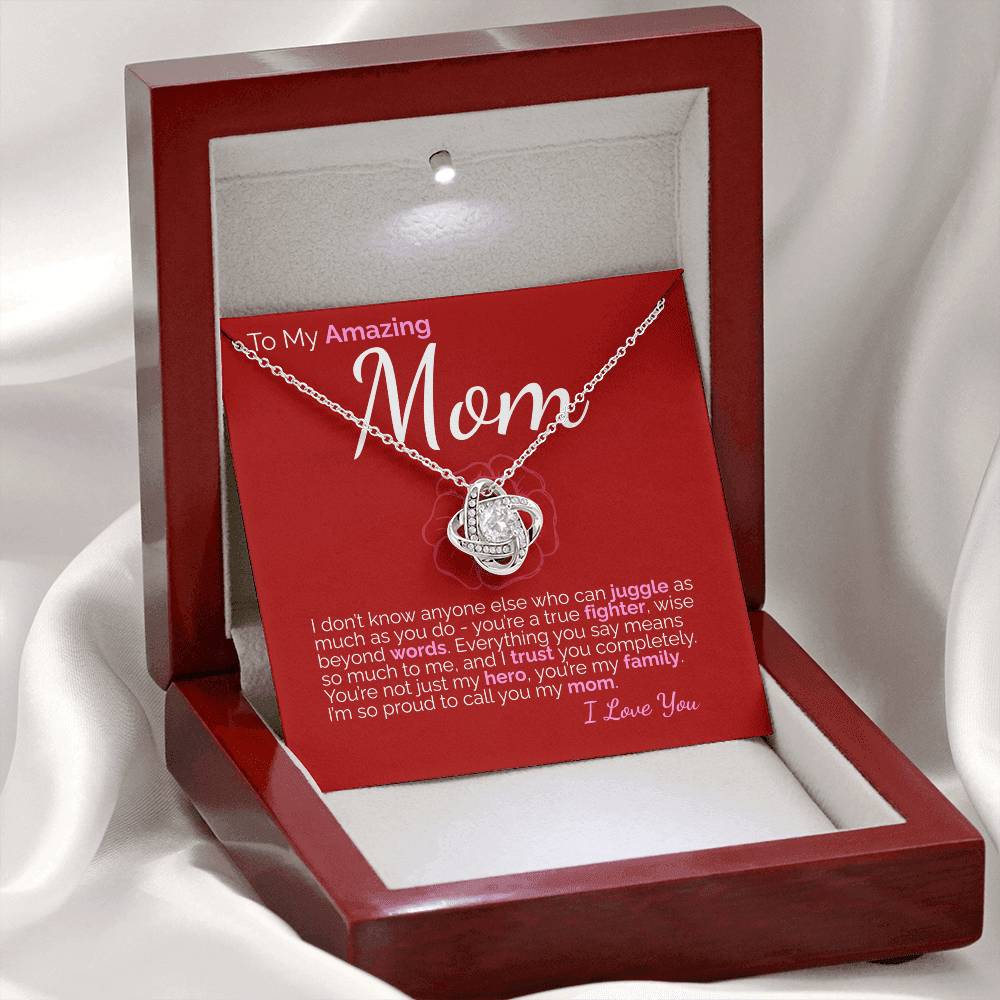 To My Amazing Mom: You're My Hero, My Guide, and the Strongest Woman I Know - I'm So Proud to Call You Mine.