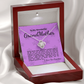 To My Grandma Necklace – Heartfelt Jewelry Gift with Inspirational Message Card – Birthday, Christmas, or Mother's Day Gift from Granddaughter